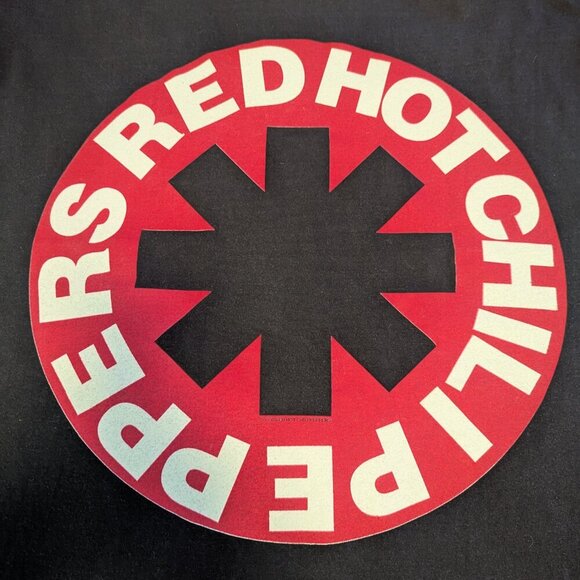 RARE Authentic Vintage Red Hot Chili Peppers Long Sleeve Concert T-Shirt Aztec - Picture 3 of 16